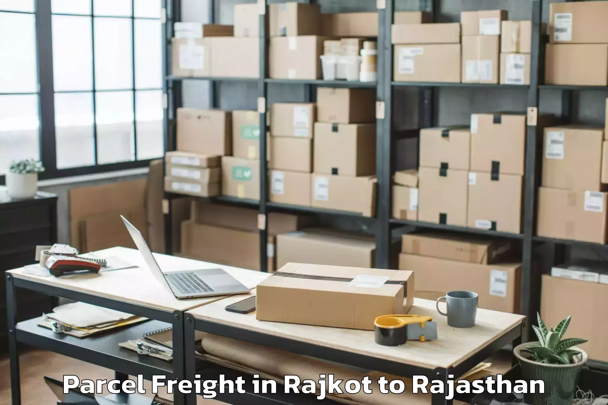 Rajkot to Chittorgarh Parcel Freight